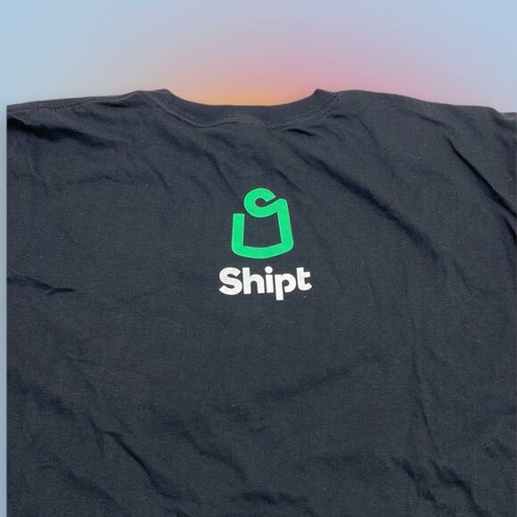 SHIPT Women’s XL Black Tee Shirt - Picture 2 of 3